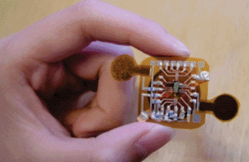 Image: The prototype Bio-patch skin sensor (Photo courtesy of the KTH Royal Institute of Technology).